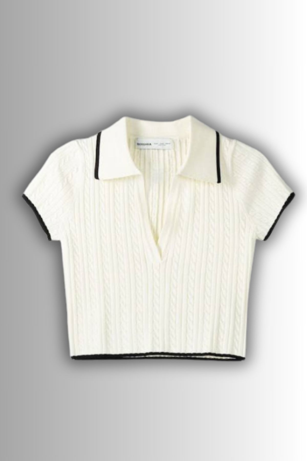 GoGoTrendy Kısa Kollu Triko Crop